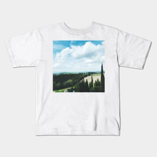 Chianti Vineyard Kids T-Shirt